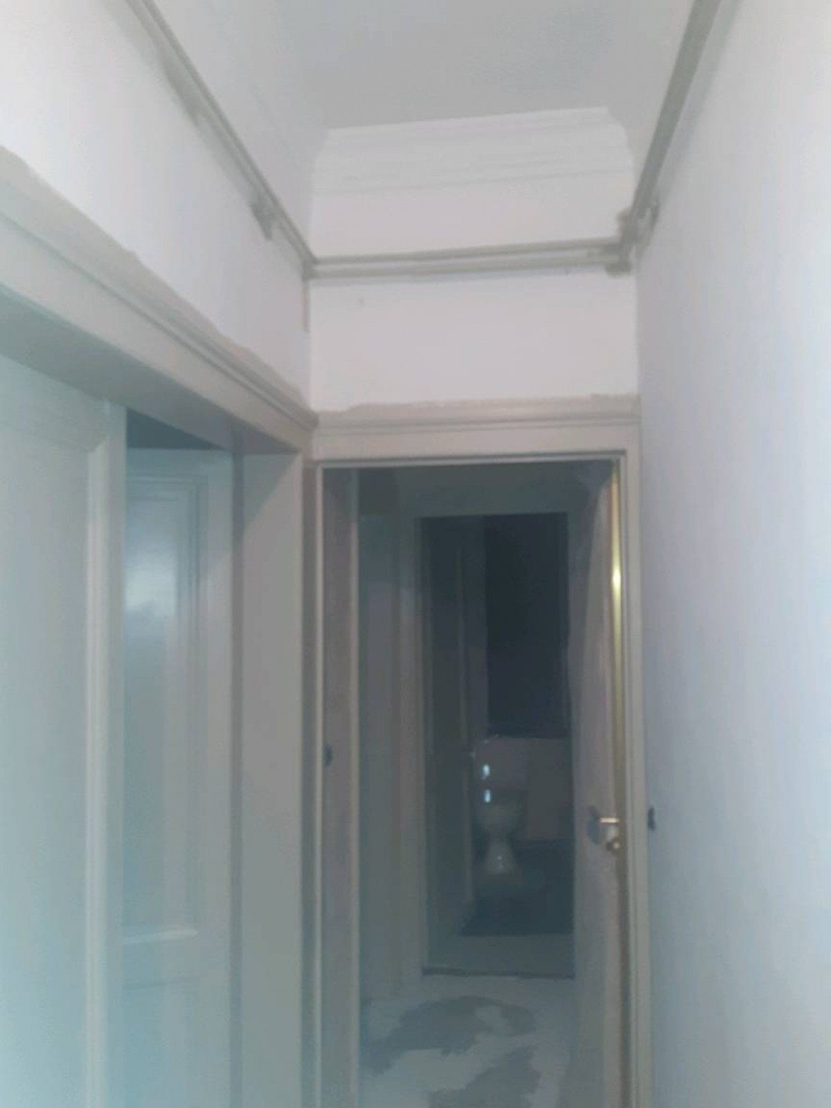 Réfection d'un couloir à Rouen