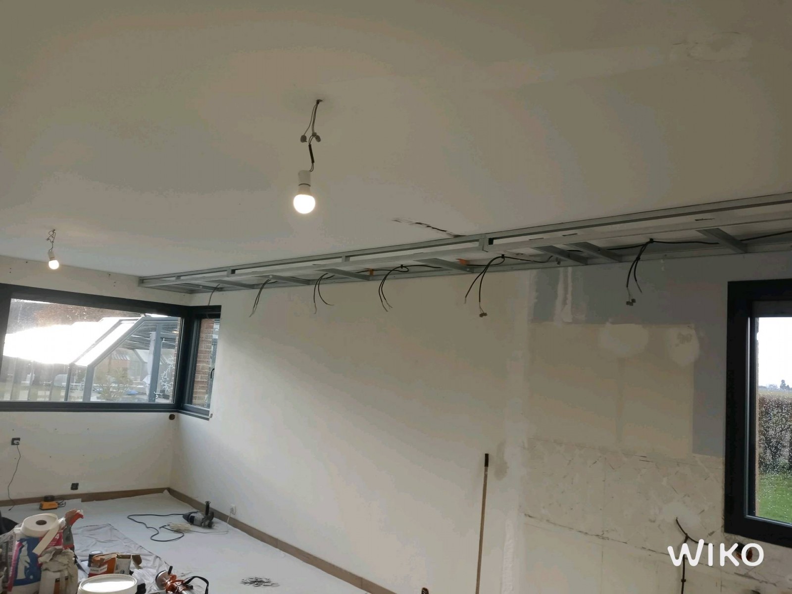 Travaux de plâtrerie pour une cuisine sur la commune de Bihorel