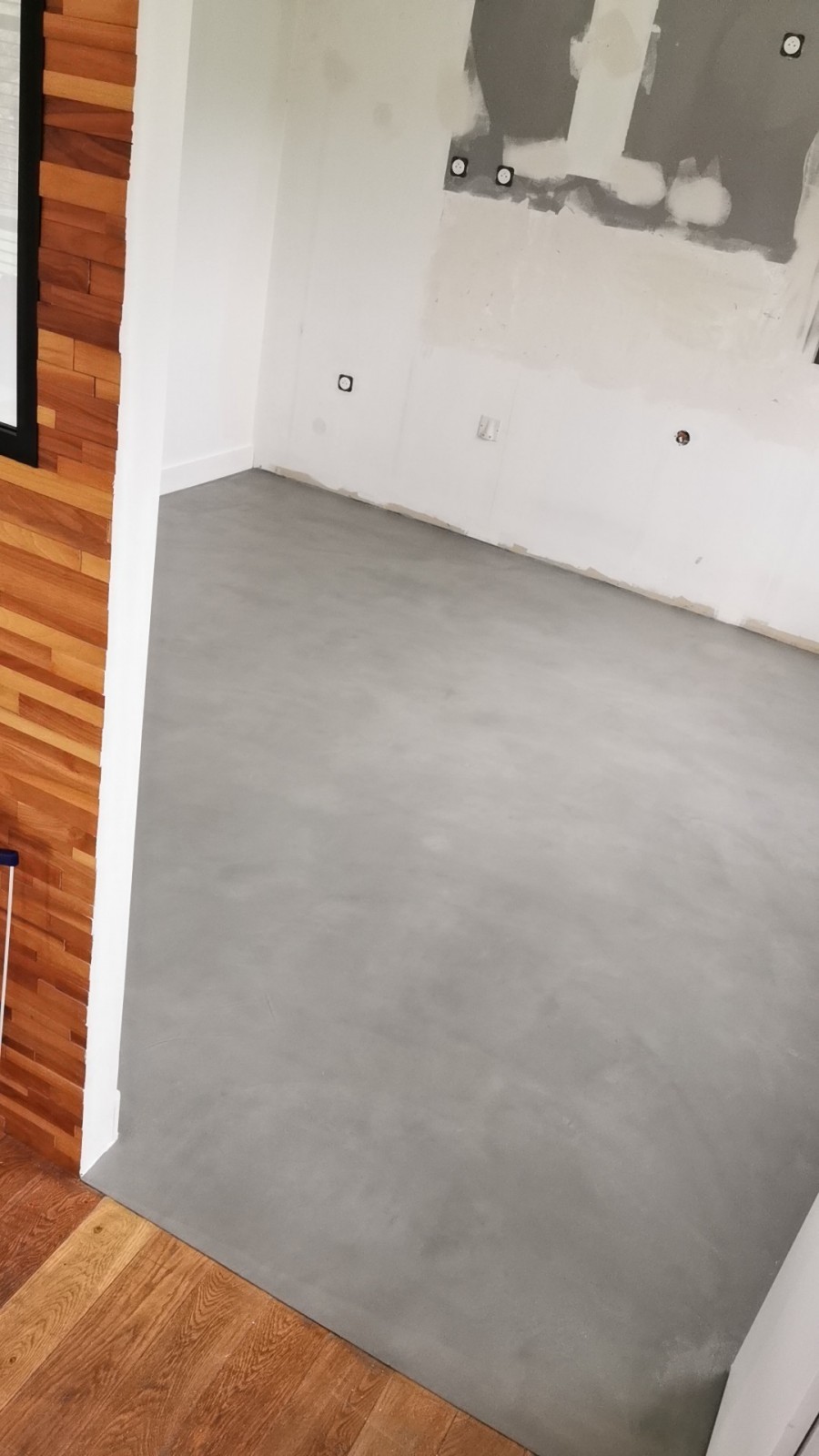 Réfection d'un sol de cuisine sur la commune de Bois-Guillaume