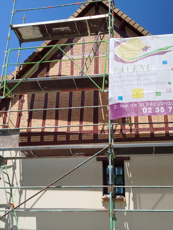 Rénovation d'une maison en colombage sur le secteur d'houppeville