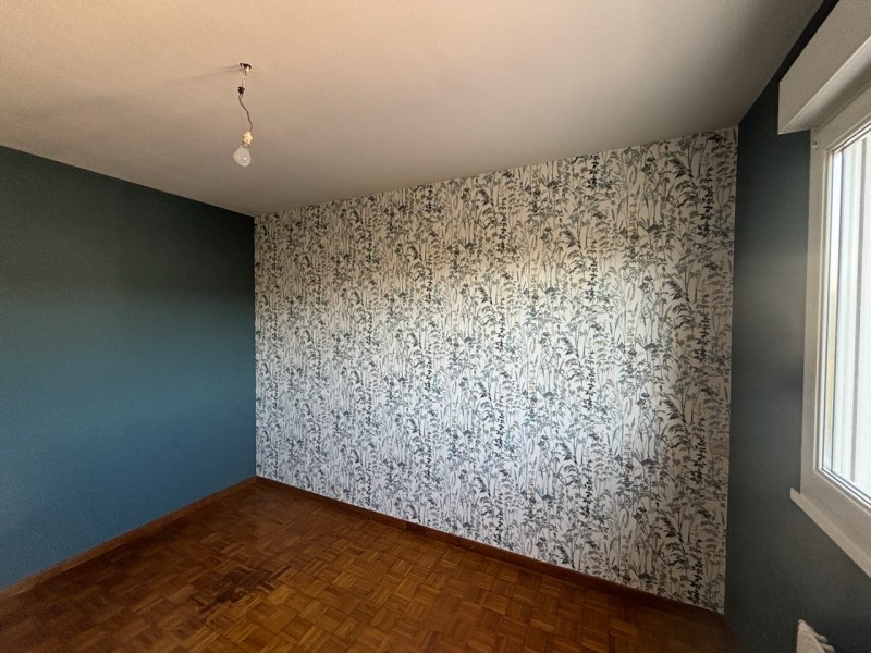 rénovation d'une chambre après un sinistre dégât des eaux sur la commune de Maromme