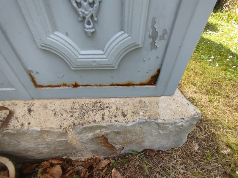 mise en peinture d'une véranda sur le secteur de Quincampoix 