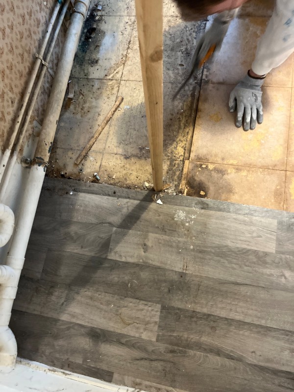 Revêtement de sol cuisine sur le secteur de Rouen 