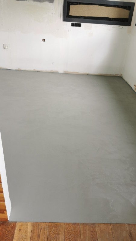 Réfection d'un sol de cuisine sur la commune de Bois-Guillaume