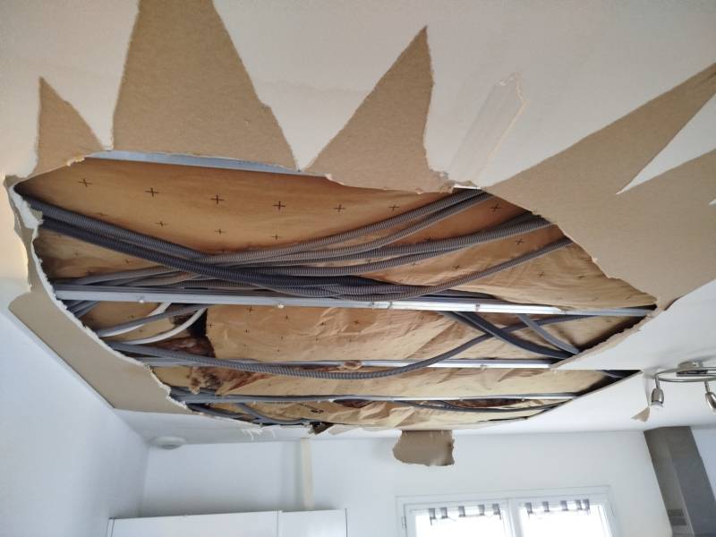 Réparation suite sinistre dégâts des eaux sur le secteur de Barentin