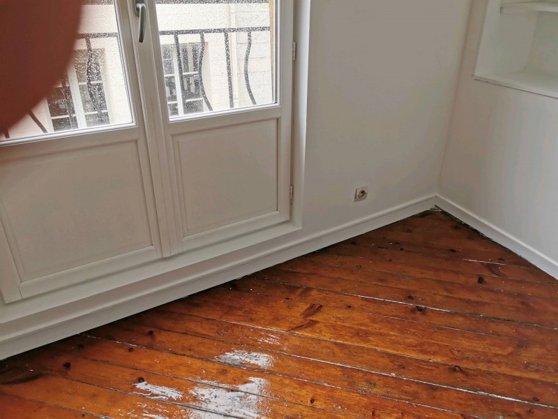 Remise en état de la peinture d'un appartement avant une mise en location à Rouen 76