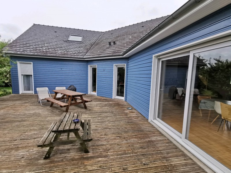 Réfection d'une façade en clin sur la commune de Saint-Jean du Cardonnay