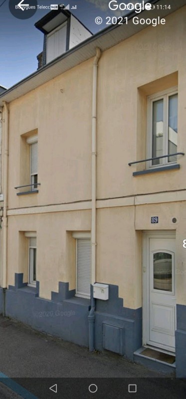 Professionnel pour un ravalement de façade de maison de ville à Rouen 76