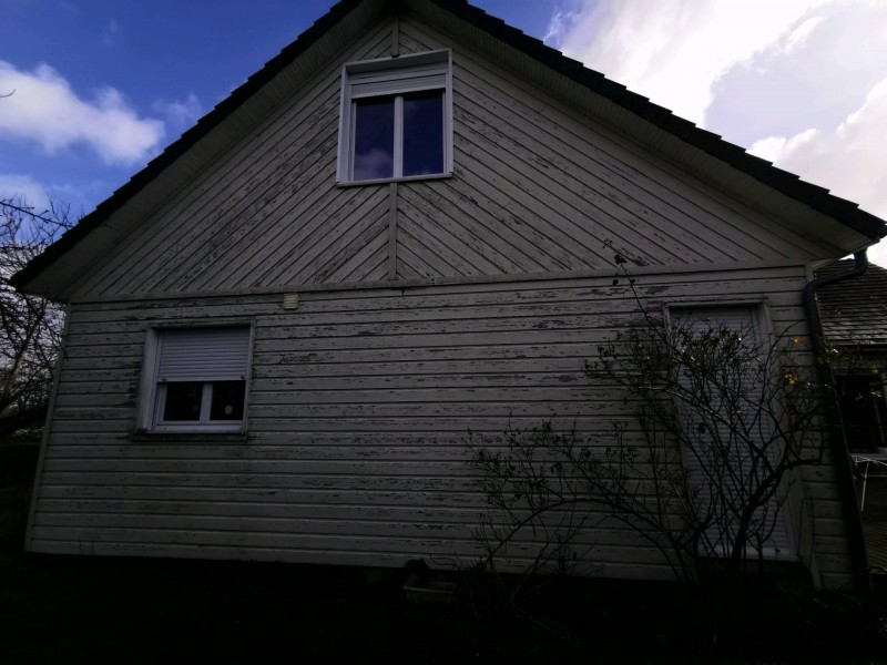 Réfection d'une façade en clin sur la commune de Saint-Jean du Cardonnay